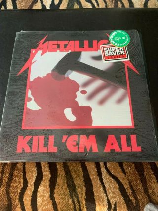 Metallica Kill Em All Lp 1983 Music For Nations Pressing Rare W.  Lyric Sheet