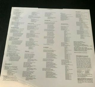 Metallica Kill Em All LP 1983 Music for Nations Pressing Rare w.  Lyric Sheet 4