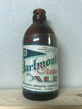 U - Permit Dartmouth Cream Ale Stubby Bottle: Commonwealth Brewing Co,  Ma