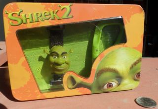 Collectible Shrek 2 Watches In Tin Shrek 2 Container