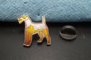 Irish Terrier Dog Metal Tie Tac Hat Pin