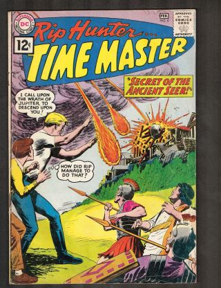 Rip Hunter.  Time Master 6 " Ancient Seer " 1962 (4.  0) Wh