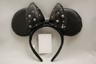 Tokyo Disney Resort Ltd Minnie Mouse Headband W/ Studs Ears Head Cosplay Studded