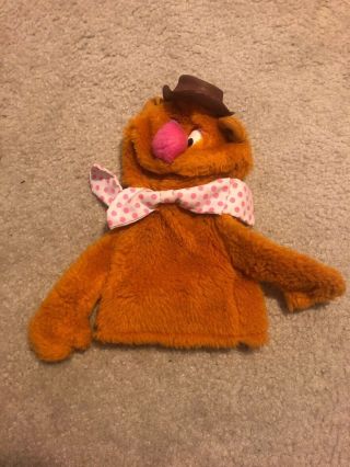1978 Fisher Price Toys Fozzie Bear A Jim Hensen Muppet Puppet 861