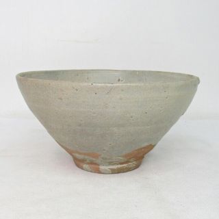 A211: Real Korean Old Porcelain Tea Bowl Of Joseon Dynasty Age W/good Atmosphere