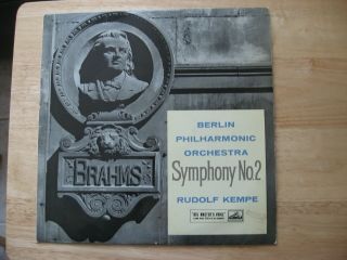 Brahms,  Rudolf Kempe,  Classical Lp,  N/mint,  Hmv,  Alp 1386,  Uk.  1958.