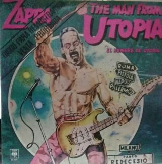 Frank Zappa The Man From Utopia El Hombre De Utopia Promo Vinyl Argentina 1983