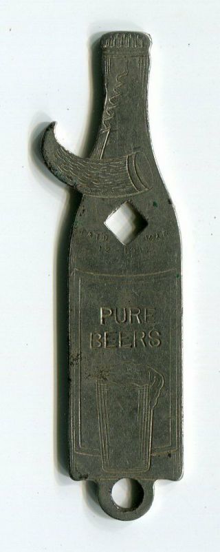 Pre Pro Figural Beer Bottle Opener Thomas Ryan ' s Consumers Brewing Syracuse NY 2