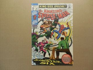 Spider - Man 6 Marvel King - Size Special Nov 1969 Vg/fn