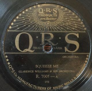 Rare 1928 Qrs Jazz 78 Record,  King Oliver Us Ship