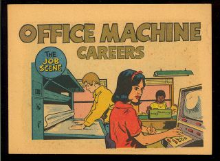 Office Machine Careers Nn Not In Guide Giveaway Promo Comic 1971 Fn - Vf