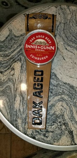 Beer Tap Handle Innis & Gunn Oak Aged Beer Tap Handle Edinburgh Scotland Red