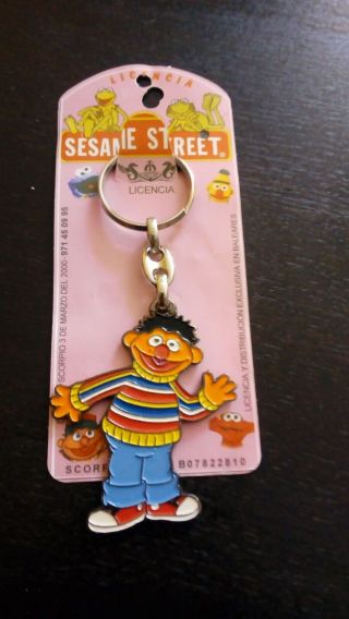 Keychain Sesame Street Ernie From Henson