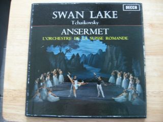Swan Lake,  Ernest Ansermet,  Classical 2 Lp,  Box,  Set,  Sxl 2107 - 8,  Uk 1959 Rare
