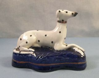 Vintage Staffordshire Dalmatian Dog Statue - England