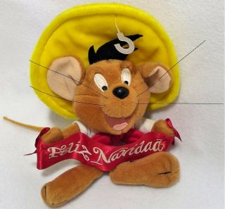 Speedy Gonzales Mouse Stuffed Animal Plush Toy Warner Brothers