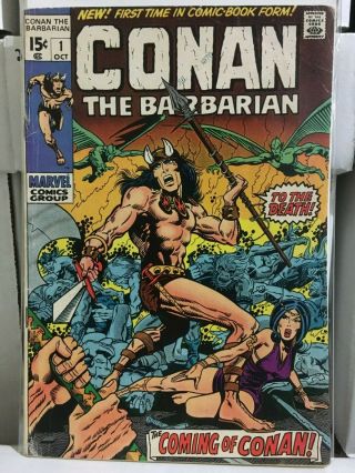 Conan The Barbarian 1 (1970) 1st Conan