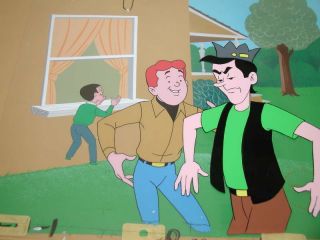 1968 The Archies Filmation Studio Production Cel & Obg