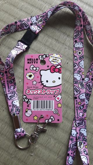 Set of 2 Sanrio Hello Kitty neckstrap lanyards - just $8 w/free postage fr Japan 2