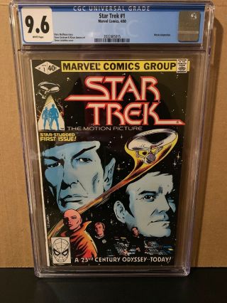 Star Trek 1 Cgc 9.  6 Marvel Comics 1980 Shatner Nimoy