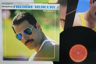 Freddie Mercury Mr.  Bad Guy Cbs/sony 28ap 3030 Japan Obi Vinyl Lp