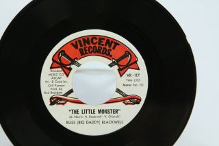 Russ Big Daddy Blackwell 45 Rpm Record Little Monster Angel Wanted Me