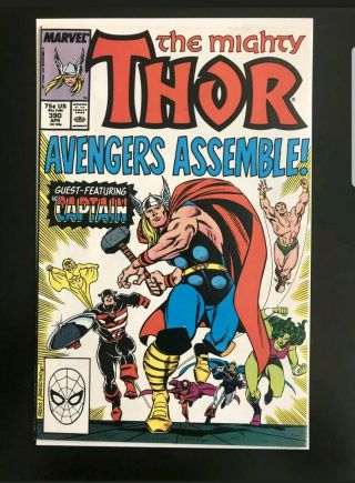 The Mighty Thor 390 Marvel Captain America Lifts Thor’s Hammer Key Endgame