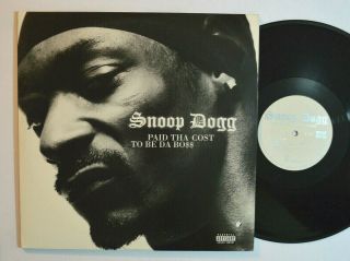 Rap Lp - Snoop Dogg - Paid Tha Cost To Be Da Bo$$ Gatefold 3xlp 2002 Priority
