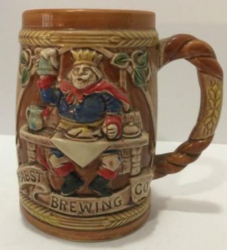 Pabst Blue Ribbon Beer 1987 Limited Edition Stein Mug Pabst Brewing Company King