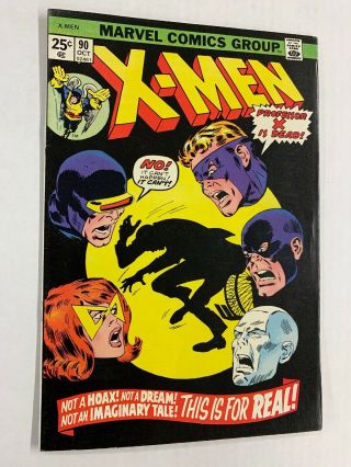 X - Men 90 (1974) Professor X Death Marvel Comics