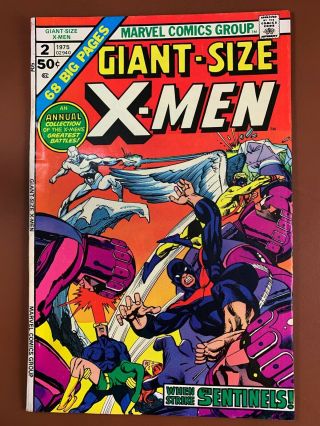 Giant Size X - Men 2 Marvel Comics Bronze Age