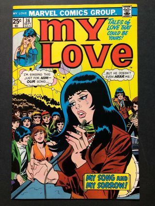 My Love 36 (sep 1975,  Marvel) Classic Art Work By : John Buscema & Dick Ayers