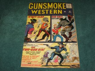 1960 Atlas/marvel Gunsmoke Western 57 Kirby Cv John Severin Two - Gun Kid Begins