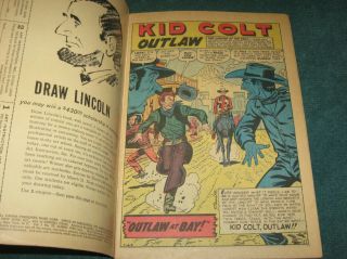 1960 Atlas/Marvel GUNSMOKE WESTERN 57 Kirby Cv John Severin TWO - GUN KID BEGINS 3