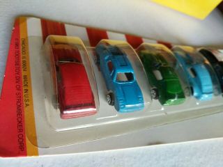 Tootsie Toy Jam Pac Speedsters - 5 Packs Vintage Diecast Cars NOS 5