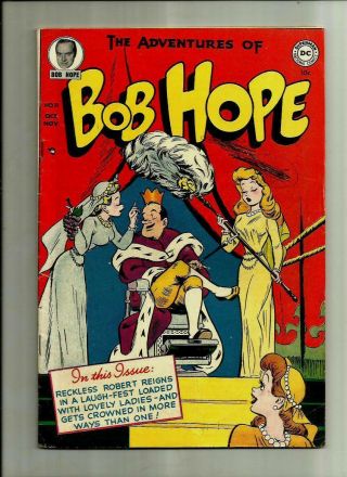 Adventures Of Bob Hope 11 1951 Dc Comics Golden Age Movie/ Tv Comic