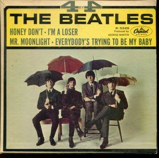 The Beatles 4 By The Beatles On Capitol 45 Ep With Cover