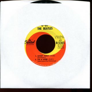 THE BEATLES 4 By The Beatles on Capitol 45 EP With Cover 3