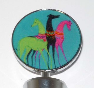 Greyhound Teal Deco Dogs Wine Bottle Stopper Whippet Ig