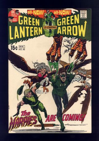Green Lantern 82 Vf,  Adams Giordano Wrightson Green Arrow Black Canary Sinestro