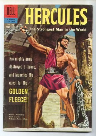 Four Color 1006 Hercules 1 (john Buscema) Dell Comics Fn,  {randy 