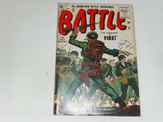 Battle 39 April 1955 Atlas War Comic Very Good Minus.