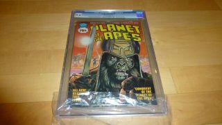 Planet Of The Apes 17 Cgc 9.  4 (1976,  Marvel Comics) Off - White To White Pages