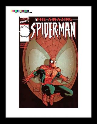John Romita Jr.  The Spider - Man 1 Rare Production Art Variant Cover
