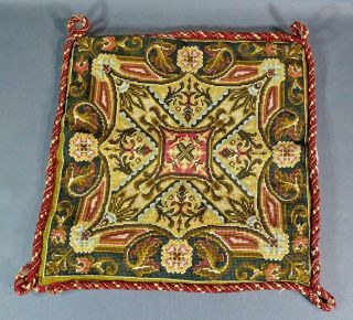 Antique Ottoman Islamic Turkish Embroidered Pillow Cover Pillowcase Cushion 14