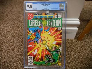 Green Lantern 159 Cgc 9.  8 Dc 1982 White Pgs Evil Star Cover Corps Jla Movie