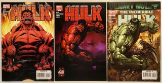 Hulk 1 Regular & Turner Wizard World Variant,  Hulk 100 Turner,  1st Red Hulk