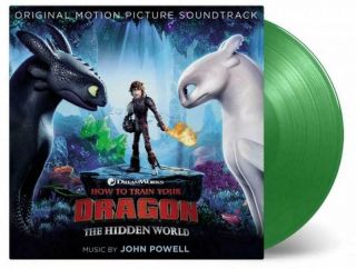 John Powell How To Train Your Dragon 3 Limited Dragon - Green 180 Gram 2lp Vinyl