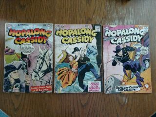 3 - Hopalong Cassidy Dc Comics - 123 / 132 / 134 - 1957 To 1959 - Western / Boyd