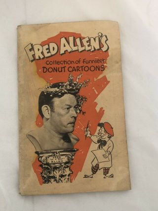 Fred Allen’s Donut Cartoons Nn Not In Guide Bob Kane Giveaway Comic 1946